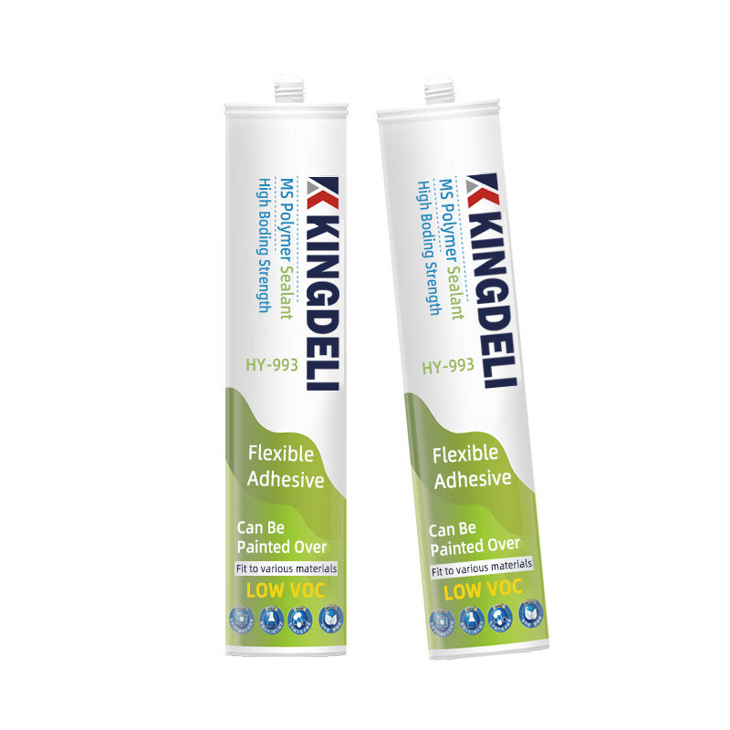 আয়নার জন্য দ্রুত নিরাময় হোয়াইট এমএস পলিমার সিল্যান্ট অ ক্ষয়কারী গন্ধহীন